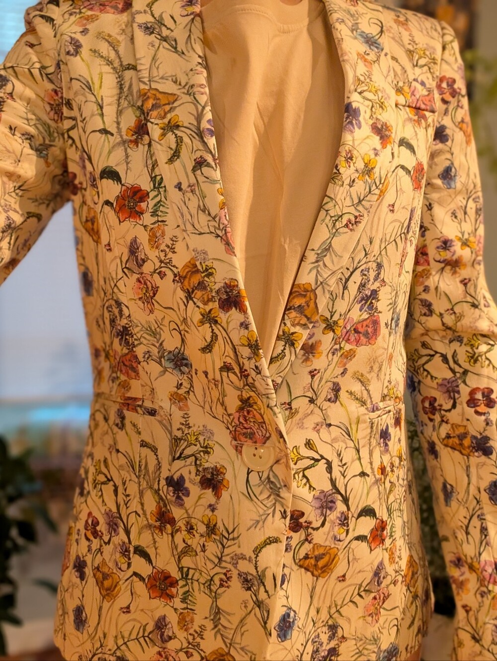 Floral Blazer Jacket